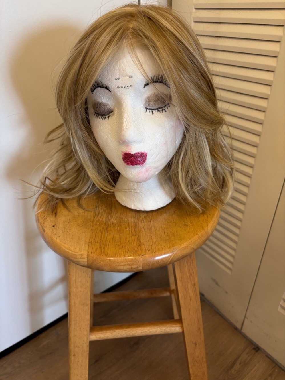 René of Paris Women's Layered Synthetic Wig in Creamy Toffee